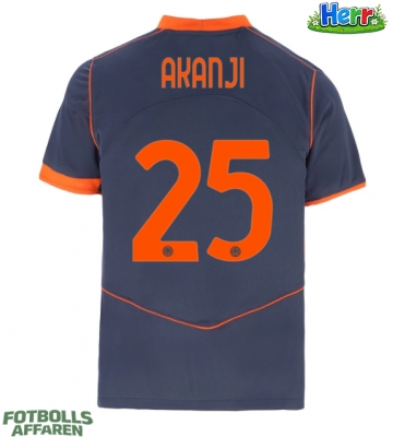Inter Milan Manuel Akanji #25 Tredje Tröja 2025-26 Kortärmad